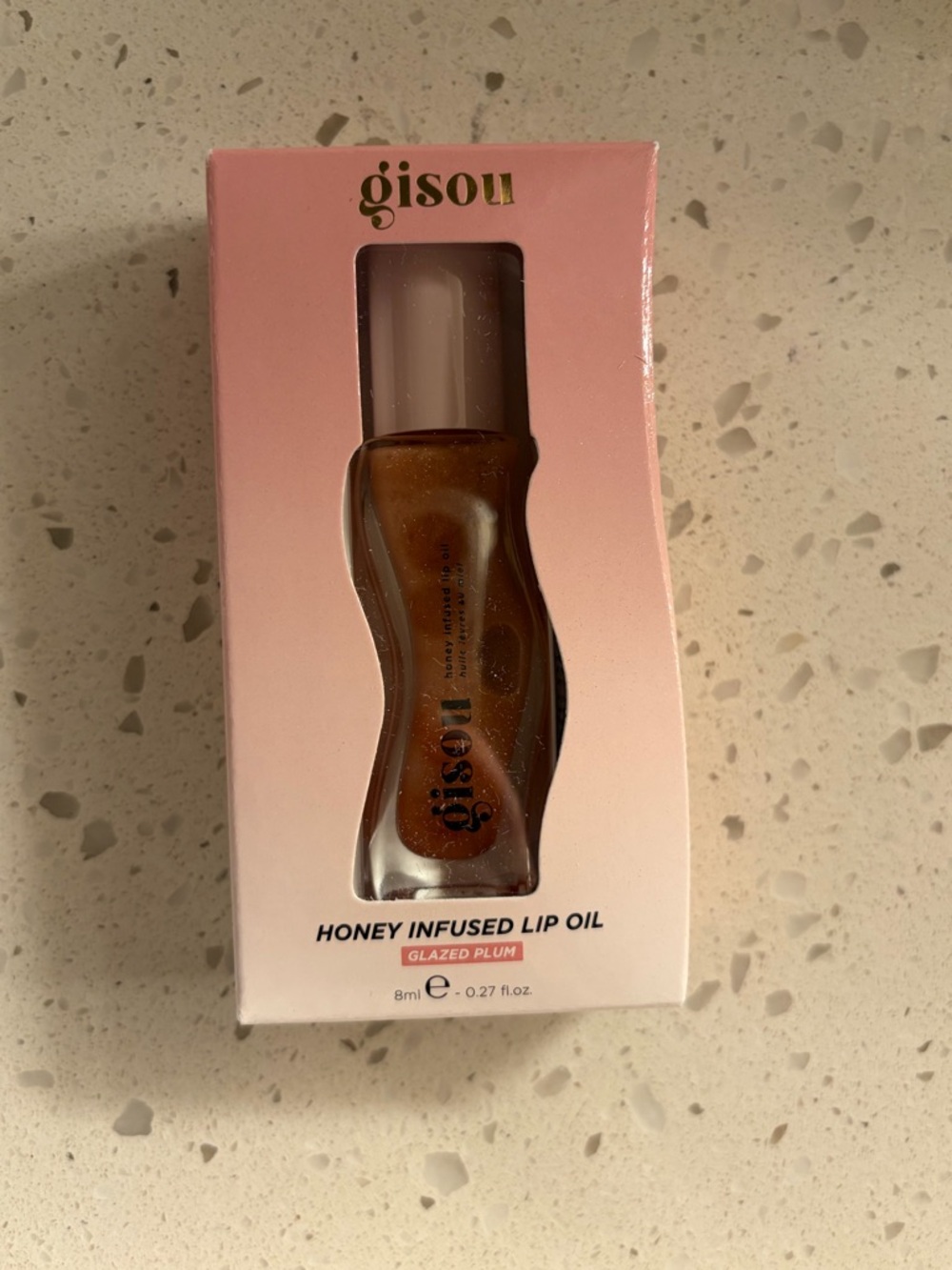 NWT GISOU Honey Infused Lip Oil - Glazed Plum
